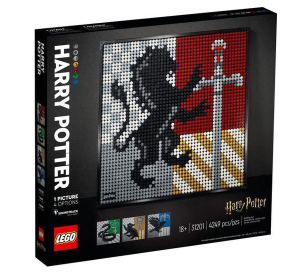 Lego Harry Potter Hogwarts Crests Dot Art - 31201