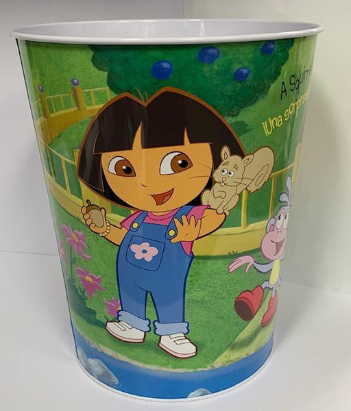 Tin Waste Basket Dora The Explorer