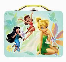 Disney Tinkerbell Fairies Tin Lunch Box / Fée Clochette Boîte à lunch en métal