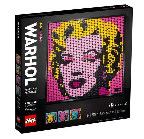 Lego Art Andy Warhol's Marilyn Monroe Dot Art - 31197