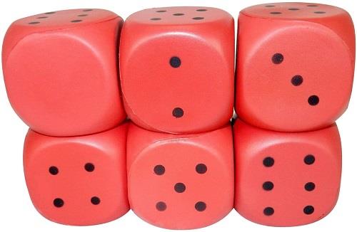 Stress Relief Dice (Red)