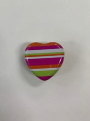 Bead Bazaar Cutie Boxes (Green, White, Orange, Pink Stripes) - Boîtes mignonnes (Rayures vertes, blanches, oranges et roses)