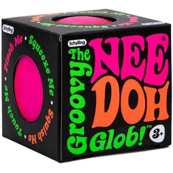 Nee Doh Groovy Glob Ball (Pink) - Balle antistress (Rose)