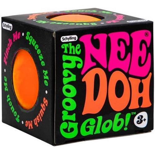 Nee Doh Groovy Glob Ball - Balle antistress (Orange)
