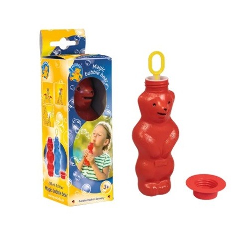 Pustefix Magic Bubbles Bear Red / Ours à Bulles Magiques Rouge