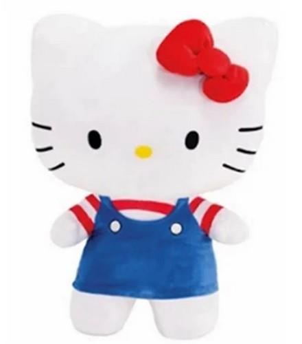 Hello Kitty Plush with Overall Outfit / Peluche Hello Kitty avec salopette
