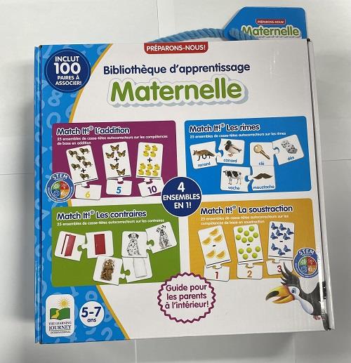 Bilbliothèque d'apprentissage Maternelle