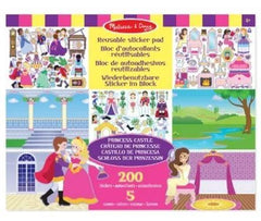 Melissa & Doug Reusable Sticker Pad Princess Castle