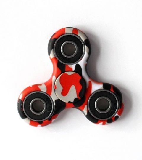 Fidget Hand Spinners Camouflage (Red)