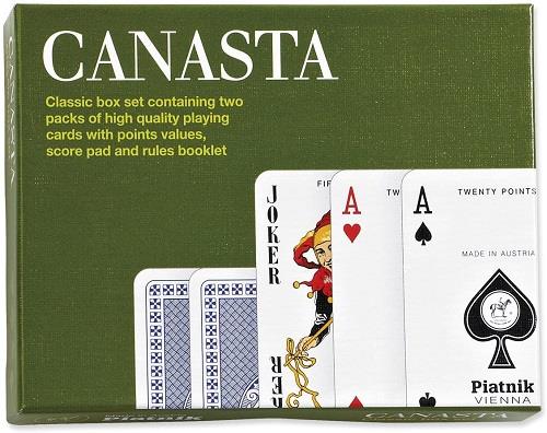 Double Deck Cards & Canasta Scorecards