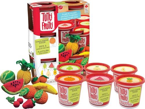 Tutti Frutti 6-pack Tropical Scented Modeling Dough