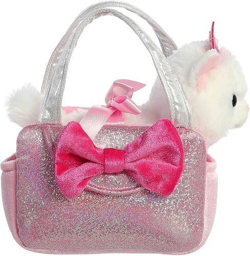 Aurora Fancy Pals Purse Pink Bow Kitty