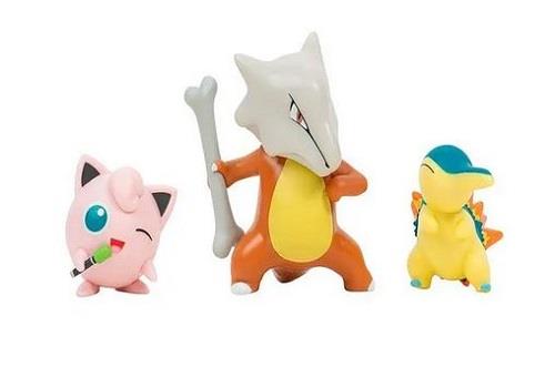 Pokemon Battle Figure Pack (Marowak, Cindaquil, Jigglypuff)