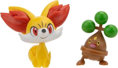 Pokemon Battle Figure Pack - Fennekin and Bonsly