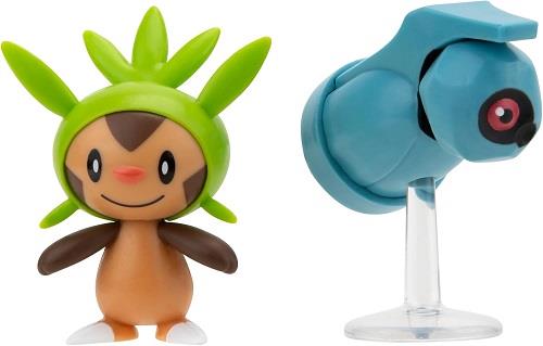 Pokemon Battle Figure Pack - Chespin and Beldum