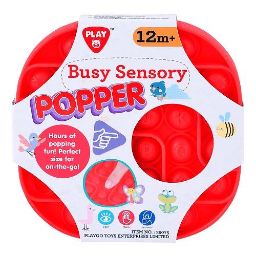 Busy Sensory Popper Alphabet Red