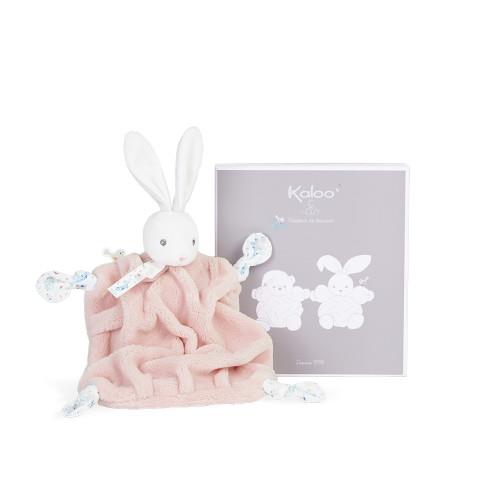 Kaloo Plume Rabbit Doudou (Pink)