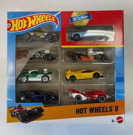 Hot Wheels 8 Taxi Toy Cars & Trucks 1:64 Scale