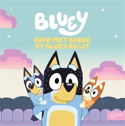Bluey Papa Met Bingo et Bluey Au Lit