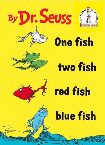 One Fish Two Fish Red Fish Blue Fish By Dr.Seuss Book