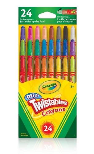 Mini Twistable Crayons 24 pcs