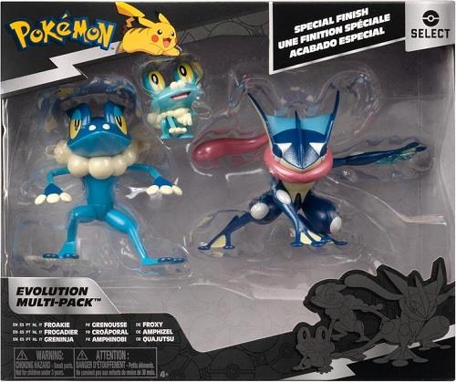 Pokemon Evolution Multi-Pack Froakie, Frogadier, Greninja