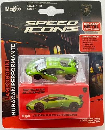 Maisto Diecast Car Lamborghini Huracan Performante