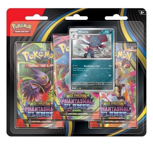 Pokemon Phantasmal Flames 3 Pack Blister