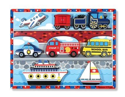 Melissa & Doug Wooden Chunky Puzzle Vehicles / Melissa & Doug casse-tête en bois Véhicules