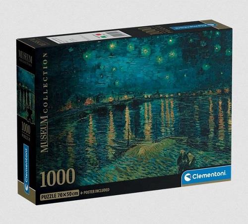 Puzzle Van Gogh's Starry Night Over The Rhone (1000pcs)