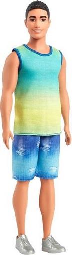 Barbie Fashionista Ken Green Tank Blue Shorts