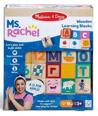 Melissa & Doug Ms.Rachel Learning Blocks - Blocs d'apprentissage
