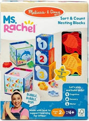 Melissa & Doug Ms.Rachel Nesting Blocks - Blocs emboîtables