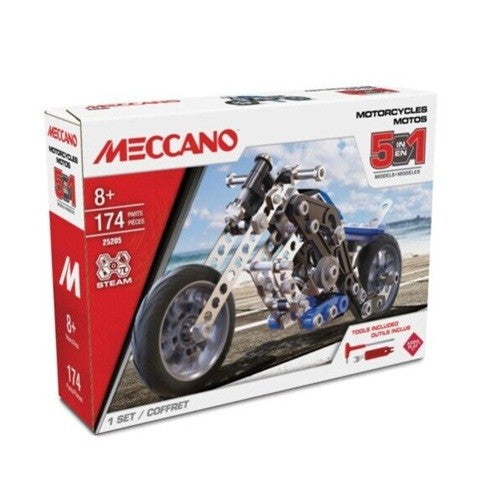 Meccano 5 in 1 Motorcycles - Motos 5 en 1
