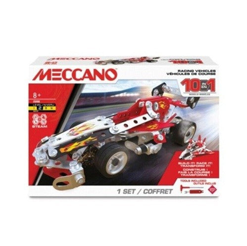 Meccano 10 in 1 Race Car - Voiture de course 10 en 1