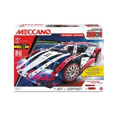 Meccano Motorised Supercar - Supercar motorisée