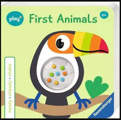 Ready, Steady, Shake First Animals Book / Mon premier livre « Prêts, partez, secouez ! » : Les animaux