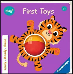 Ready, Steady, Shake, First Toys Book / Prêt, feu, secoue ! – Mon premier livre de jouets