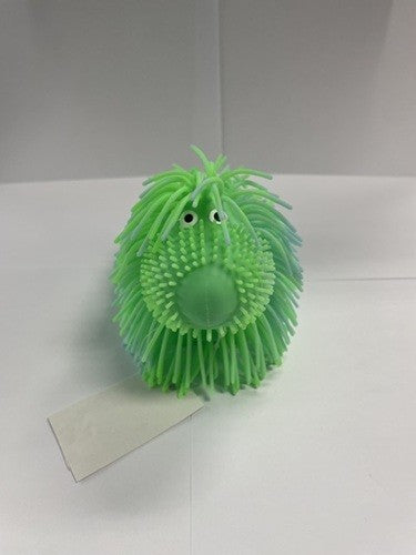 Flashing Puffer Ball Dog - Boule de poils clignotante antistress chien (Green/Vert)