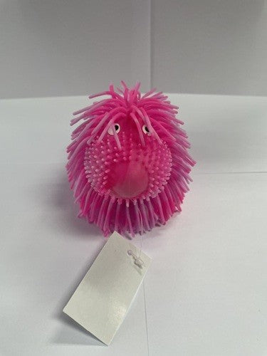 Flashing Puffer Ball Dog - Boule de poils clignotante antistress chien (Pink/Rose)