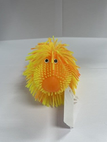Flashing Puffer Ball Dog - Boule de poils clignotante antistress chien (Yellow/Jaune)