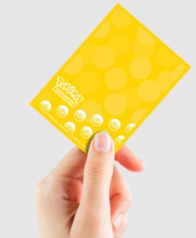 Pokemon Card Sleeves Electric (Yellow) - Protège-cartes électrique (jaune)