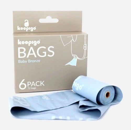 Keepigo Disposable Diaper Bags (Blue) / Sacs à couches jetables (bleu)