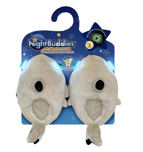 Nightbuddies Light Up Slippers Shark / Pantoufles lumineuses requin