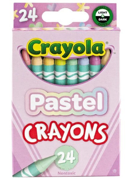 Crayola 24 Pastel Crayons