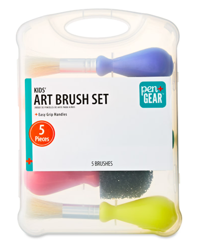 Pen+Gear Kids' Art Brush Set / Ensemble de pinceaux pour enfants