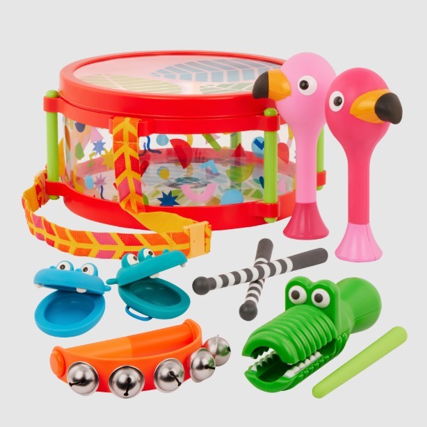 Battat Animal Jamboree Drum / Tambour « Grande fête des animaux »