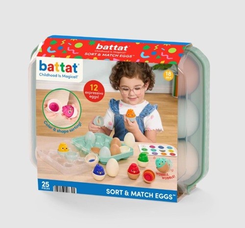Battat Sort & Match Eggs / Trier et associer les œufs