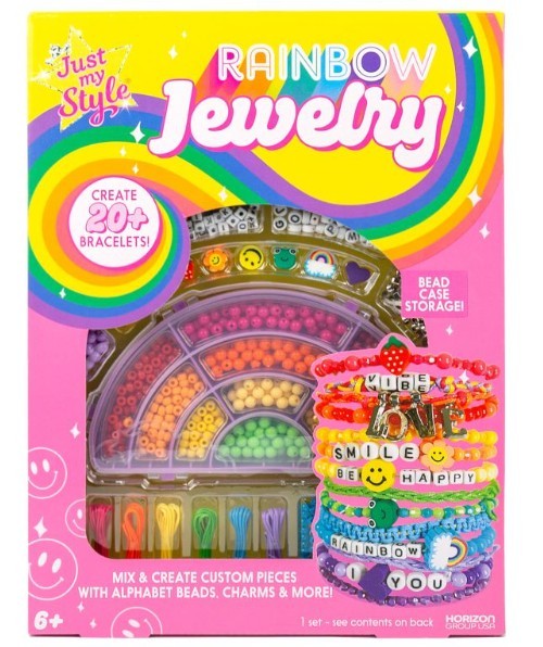 Just My Style Rainbow Jewelry Beads - Perles arc-en-ciel pour bijoux