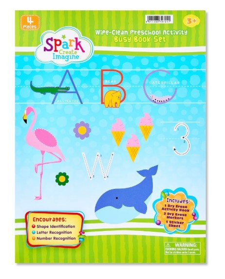 Spark Letters Activity Book - Cahier d'activités sur les lettres